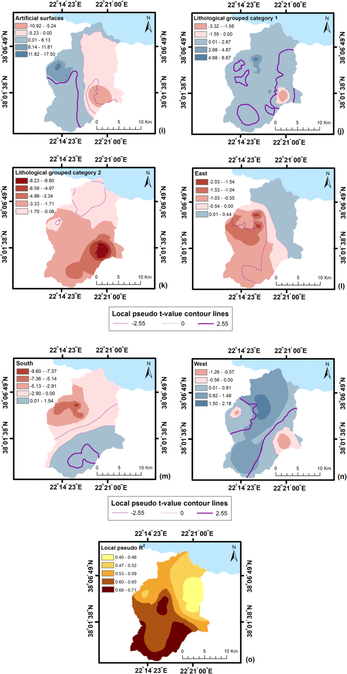 Exploring Spatial Non Stationarity In The Relationships Between Landslide Susceptibility And Conditioning Factors A Local Modeling Approach Using Geographically Weighted Regression Springerlink