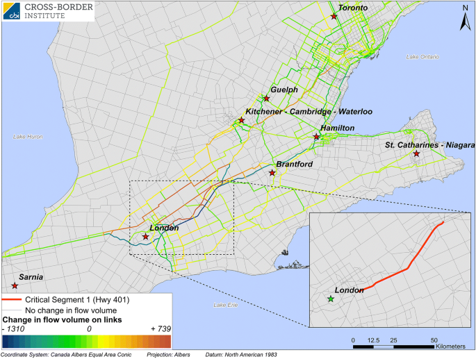 Examining The Robustness Of The Ontario Truck Road Network Springerlink Examining The Robustness Of The Ontario Truck Road Network Springerlink