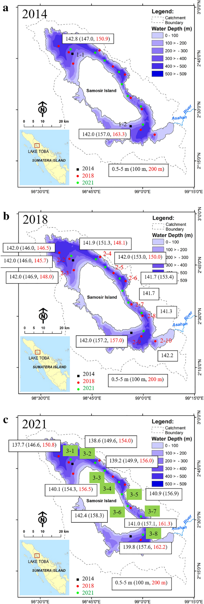 Water temperature and some water quality in Lake Toba, a tropical volcanic  lake | SpringerLink