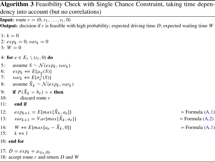 On The Stochastic Vehicle Routing Problem With Time Windows Correlated Travel Times And Time Dependency Springerlink