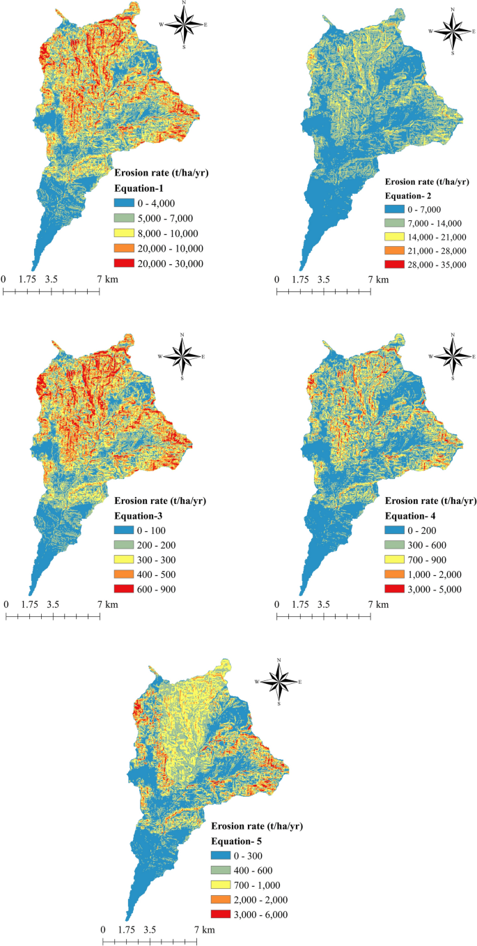 The effects of applying different DEM resolutions, DEM sources and flow  tracing algorithms on LS factor and sediment yield estimation using USLE in  Barajin river basin (BRB), Iran | Paddy and Water