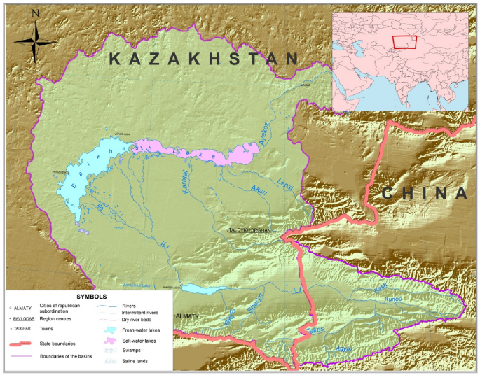 Level regime of Balkhash Lake as the indicator of the state of the  environmental ecosystems of the region | SpringerLink