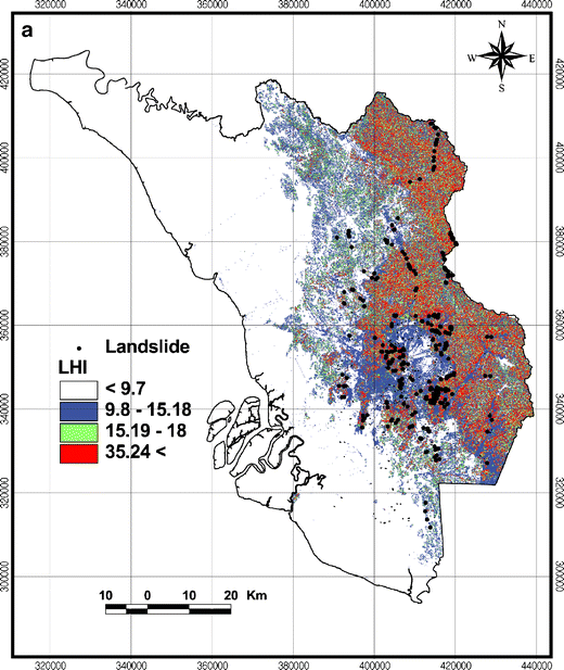 Landslide hazard mapping at Selangor, Malaysia using frequency