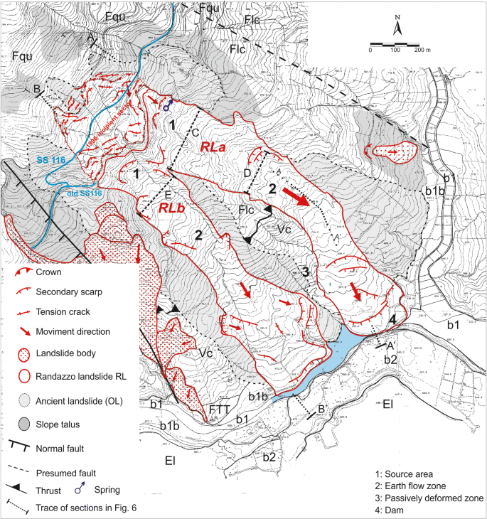 Royal Blue Trail Map Pdf Combining Field Data With Infrared Thermography And Dinsar Surveys To  Evaluate The Activity Of Landslides: The Case Study Of Randazzo Landslide  (Ne Sicily) | Springerlink