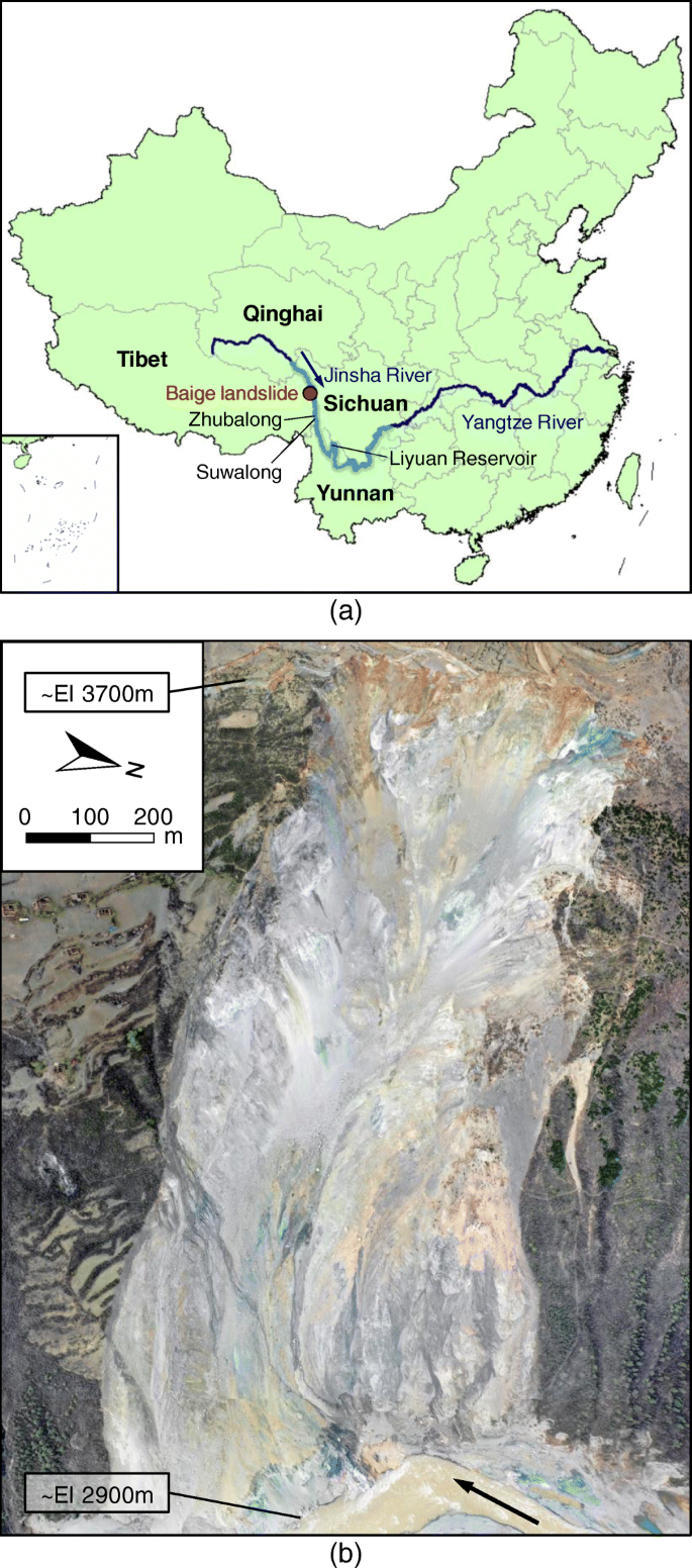 Erosion-based analysis of breaching of Baige landslide dams on the Jinsha  River, China, in 2018 | SpringerLink