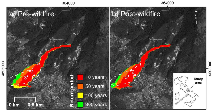 SciELO - Brasil - Effects of return periods on flood hazard mapping: an  analysis of the UFSC Campus Basin, Florianópolis city, Brazil Effects of  return periods on flood hazard mapping: an analysis