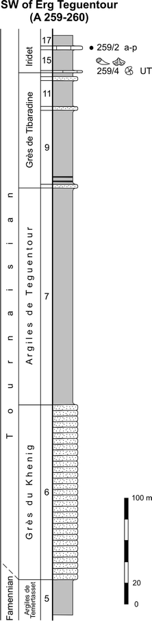 Carboniferous Stratigraphy And Depositional Environments In The Ahnet Mouydir Area Algerian Sahara Springerlink