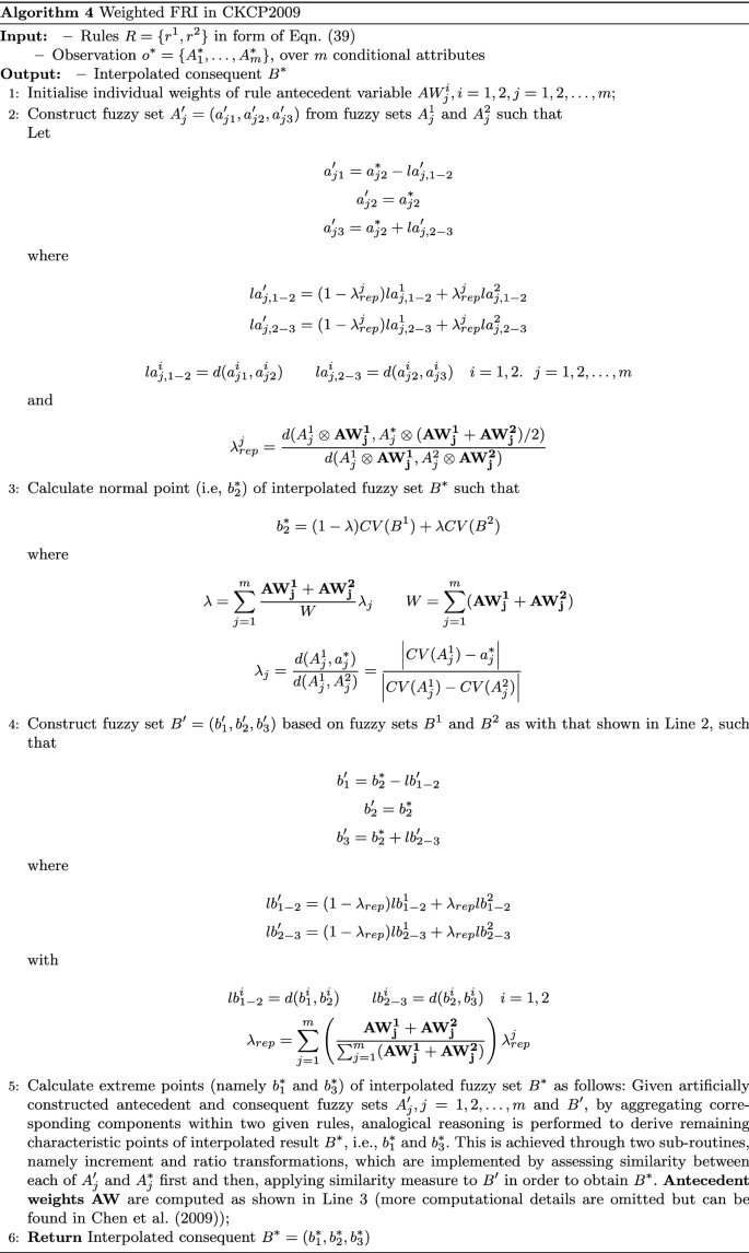 Approximate Reasoning With Fuzzy Rule Interpolation Background And Recent Advances Springerlink