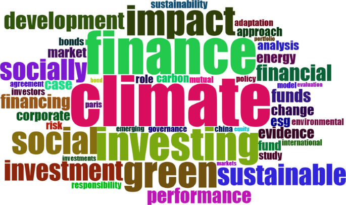 Past, present, and future of sustainable finance: insights from 
