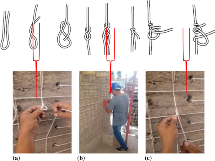 Rope mesh as a seismic reinforcement for two-storey adobe buildings