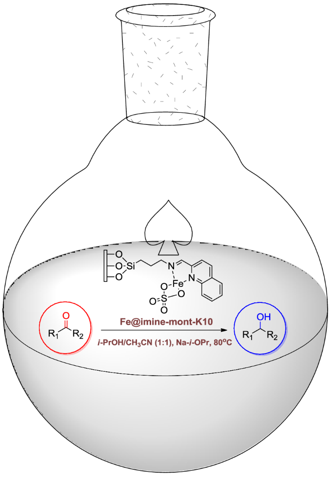 Mont K10 Supported Fe Ii Schiff Base Complex As An Efficient Catalyst For Hydrogenation Of Ketones Springerlink