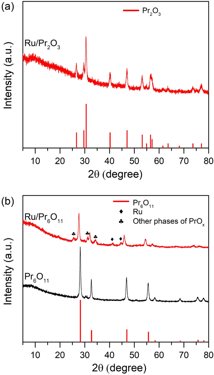 Ru Nanoparticles on Pr2O3 as an Efficient Catalyst for Hydrogen Production  from Ammonia Decomposition | SpringerLink