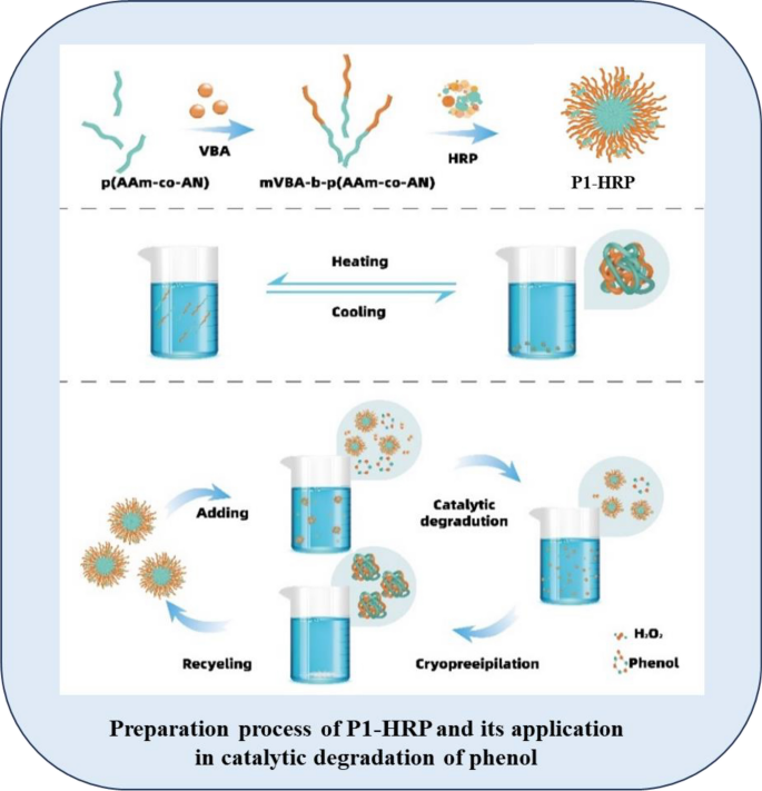 Preparation of Thermosensitive Polymer Immobilized Horseradish