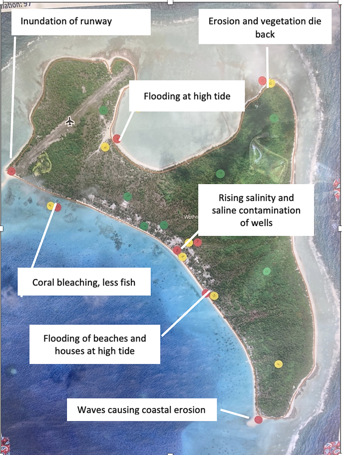 Local observations of impacts and responses to climate change in the
