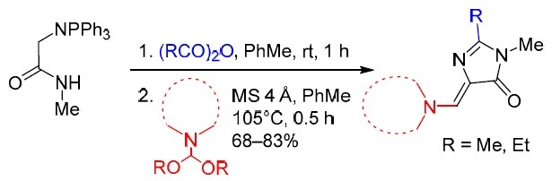 Synthesis Of 5 Aminomethylidene Imidazol 4 Ones By Using N N Dialkylformamide Acetals Springerlink