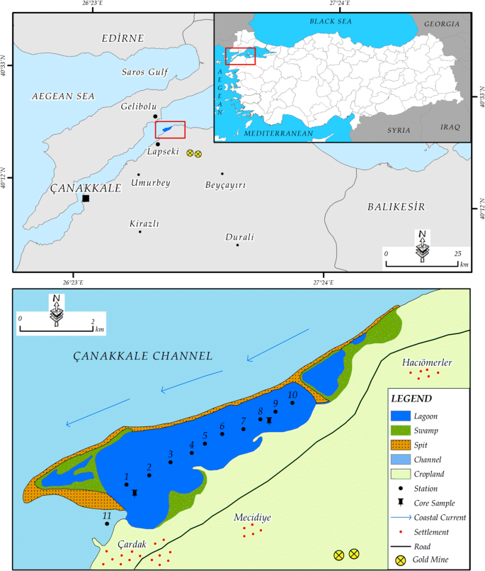Ecological Risk Assessment Of Surface Sediments Of Cardak Lagoon Along A Human Disturbance Gradient Springerlink