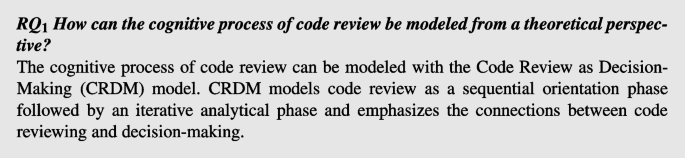 Code review as decision-making - building a cognitive model from the ...