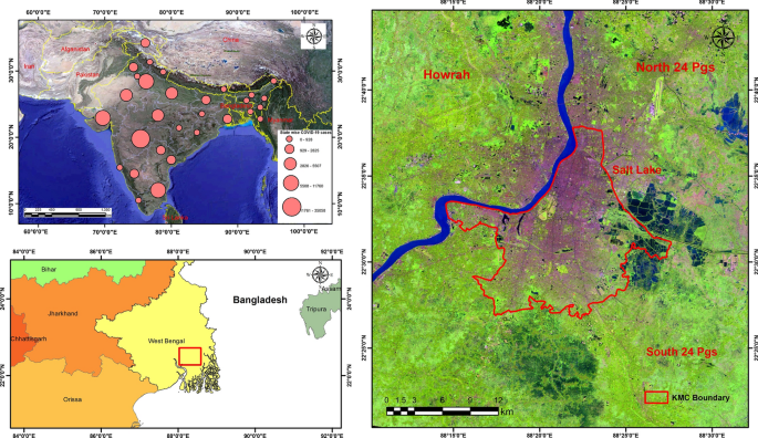 Kolkata Red Zone Map Significant Impacts Of Covid-19 Lockdown On Urban Air Pollution In Kolkata  (India) And Amelioration Of Environmental Health | Springerlink
