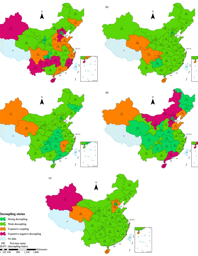 Decoupling and decomposition analysis of industrial carbon emissions ...