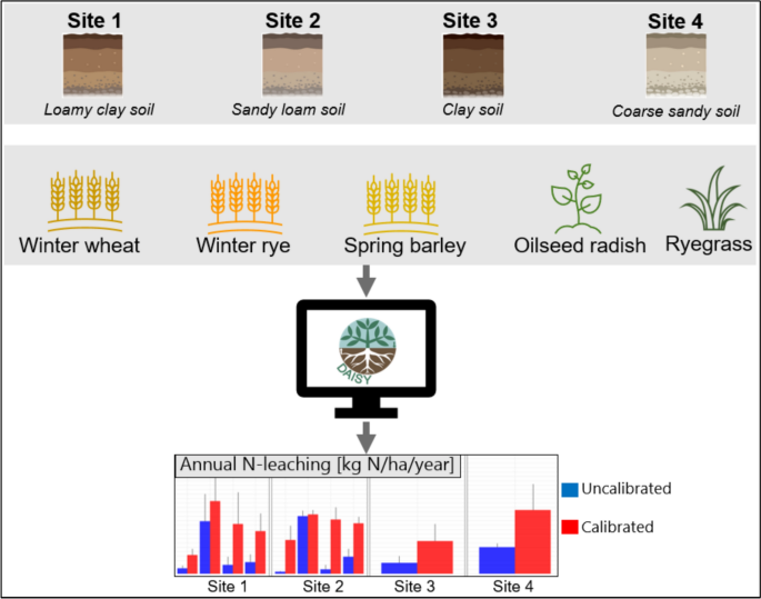 Daisy model calibration for simulating nitrogen leaching in cereals ...