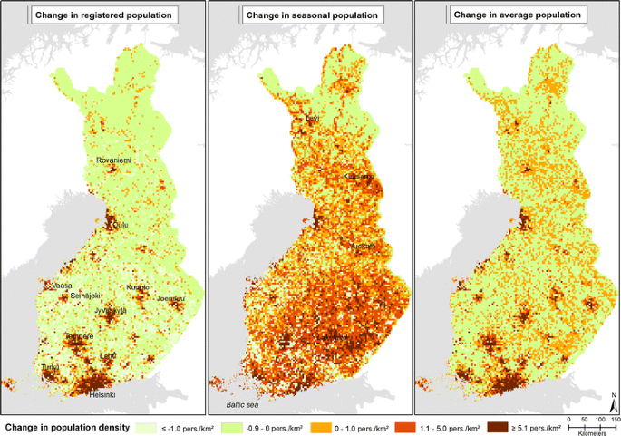 finland population density