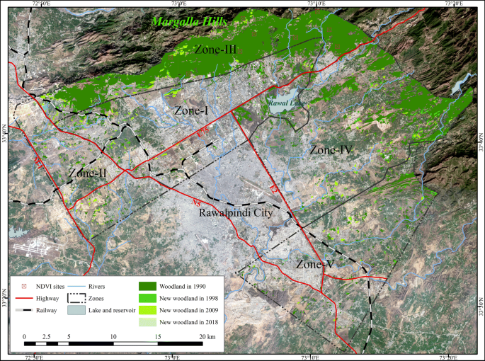 Shah Allah Ditta Map Urban Growth Sustainability Of Islamabad, Pakistan, Over The Last 3  Decades: A Perspective Based On Object-Based Backdating Change Detection |  Springerlink
