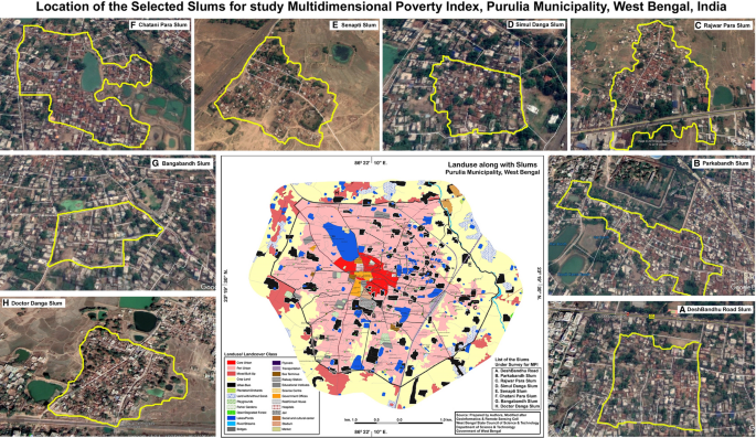 Map Of Slums In Bangalore Multidimensional Poverty In Slums: An Empirical Study From Urban India |  Springerlink