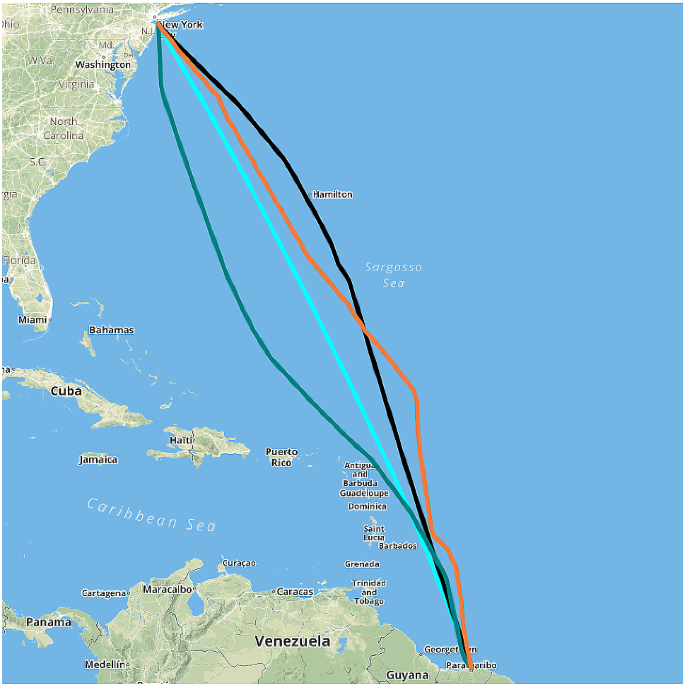 A genetic algorithm for finding realistic sea routes considering the  weather | SpringerLink