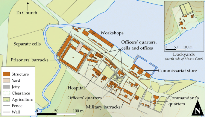 Port Arthur Historic Site Map Early Port Arthur: Convict Colonization And The Formation Of A Penal  Station In Van Diemen's Land 1830–35 | Springerlink