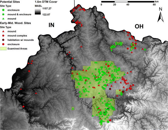 Mapping the Adena-Hopewell Landscape in the Middle Ohio Valley, USA:  Multi-Scalar Approaches to LiDAR-Derived Imagery from Central Kentucky |  SpringerLink