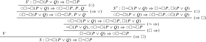 Loop Type Sequent Calculi For Temporal Logic Springerlink