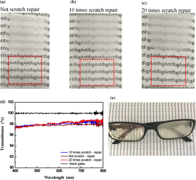 Transparent and Scratch-Resistant Antifogging Coatings with Rapid  Self-Healing Capability