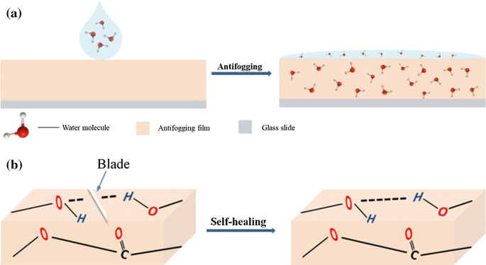 Transparent and Scratch-Resistant Antifogging Coatings with Rapid  Self-Healing Capability