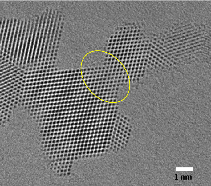 In situ formation of 1D nanostructures from ceria nanoparticle 
