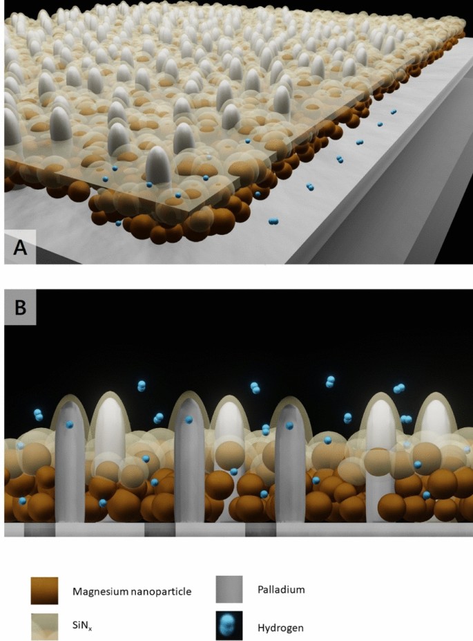 Palladium nanoneedle “highways” for fast hydrogen transport in ...