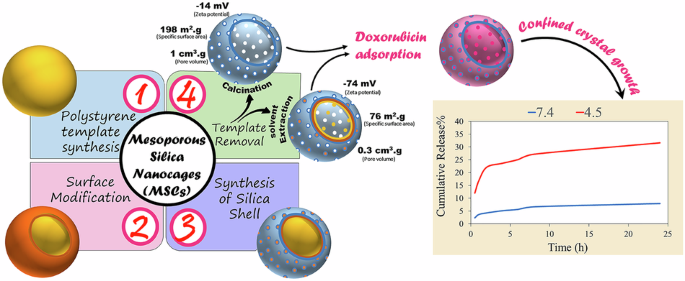 Template-assisted synthesis of pH-responsive hollow mesoporous silica ...