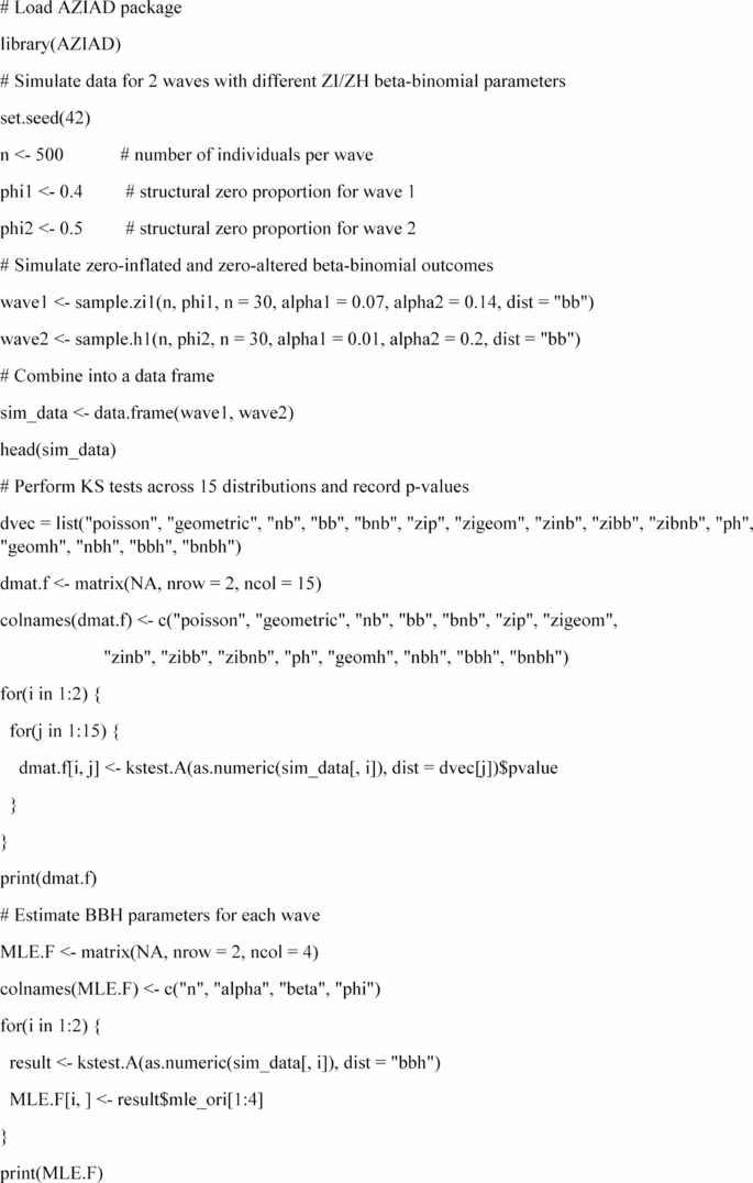 Enhanced modeling approaches for count data analysis with focus on ...