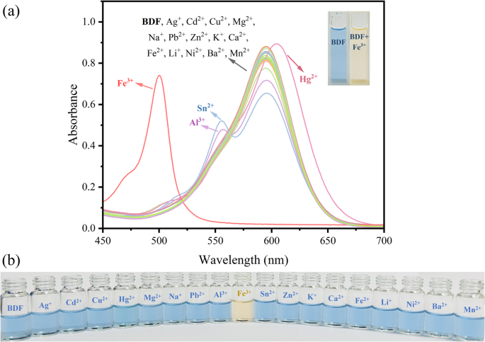 Bodipy-based Ratiometric Fluorescent Probe for Sensing Fe3+ with Large ...