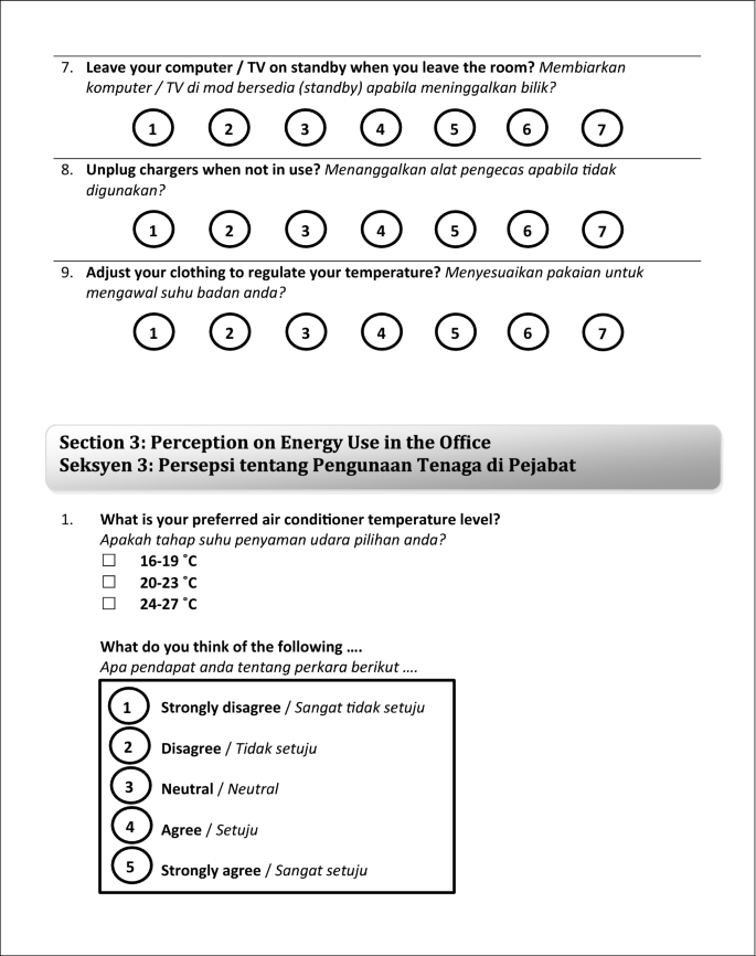 An Application Of Tpb Constructs On Energy Saving Behavioural Intention Among University Office Building Occupants A Pilot Study In Malaysian Tropical Climate Springerlink