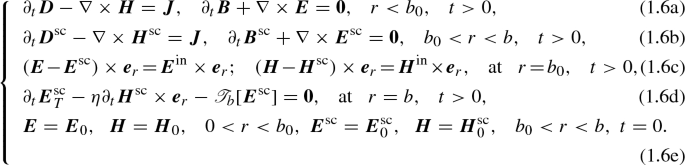 On Time Domain Nrbc For Maxwell S Equations And Its Application In Accurate Simulation Of Electromagnetic Invisibility Cloaks Springerlink