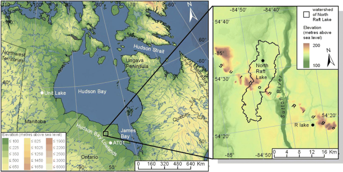 Post Glacial Lake Development And Paleoclimate In The Central Hudson Bay Lowlands Inferred From Sediment Records Springerlink
