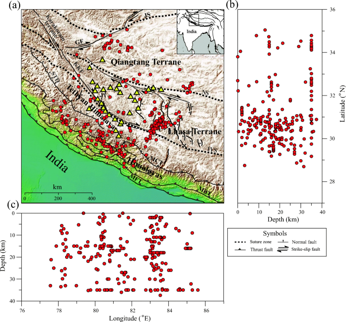 An Investigation Of Regional Variations Of Coda Wave Attenuation In Western Tibet Springerlink