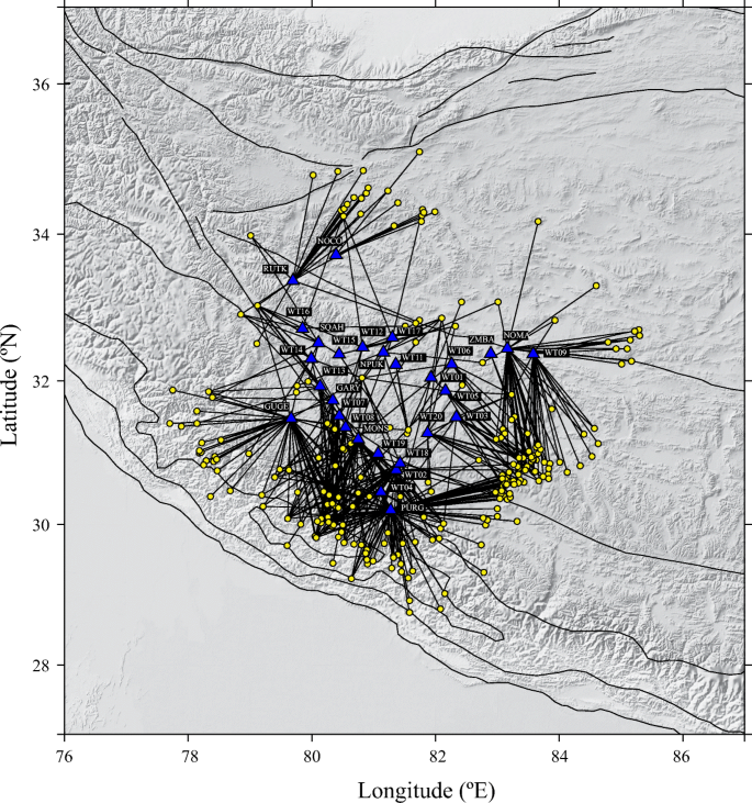 An Investigation Of Regional Variations Of Coda Wave Attenuation In Western Tibet Springerlink