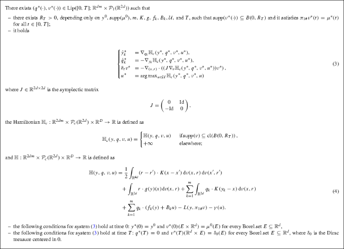 Mean Field Pontryagin Maximum Principle Springerlink