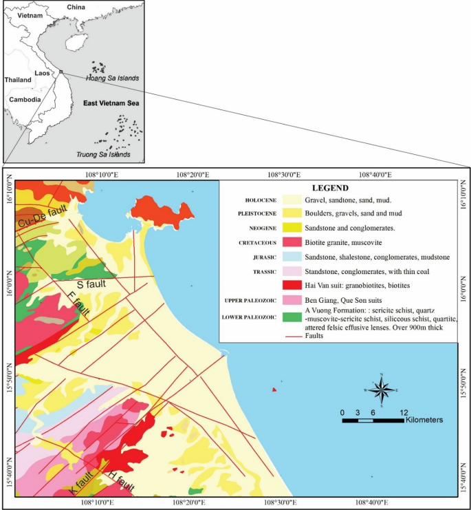 Uranium isotopes and several heavy elements in selected waters in Quang