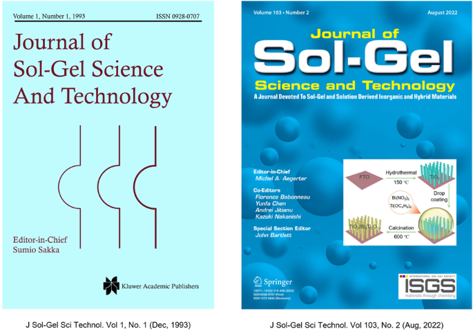 Foundation of the Journal of Sol-Gel Science and Technology | SpringerLink