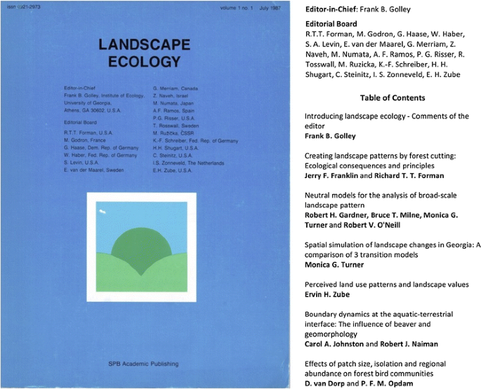 Thirty Years Of Landscape Ecology 1987, Principles Of Ecological Landscape Design Pdf