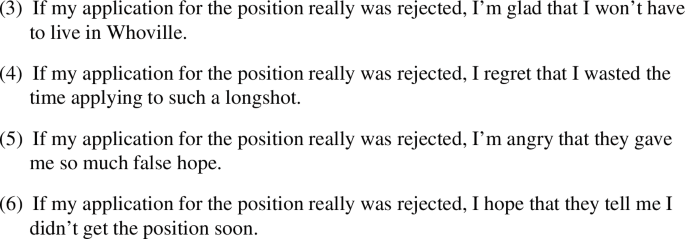 Attitudes, conditional and general | Linguistics and Philosophy