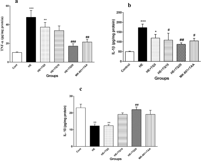 The effects of thymoquinone on memory impairment and inflammation 