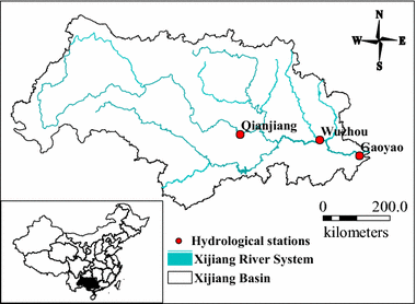 Xi Jiang River Map Analysis Of Hydrological Drought Frequency For The Xijiang River Basin In  South China Using Observed Streamflow Data | Springerlink